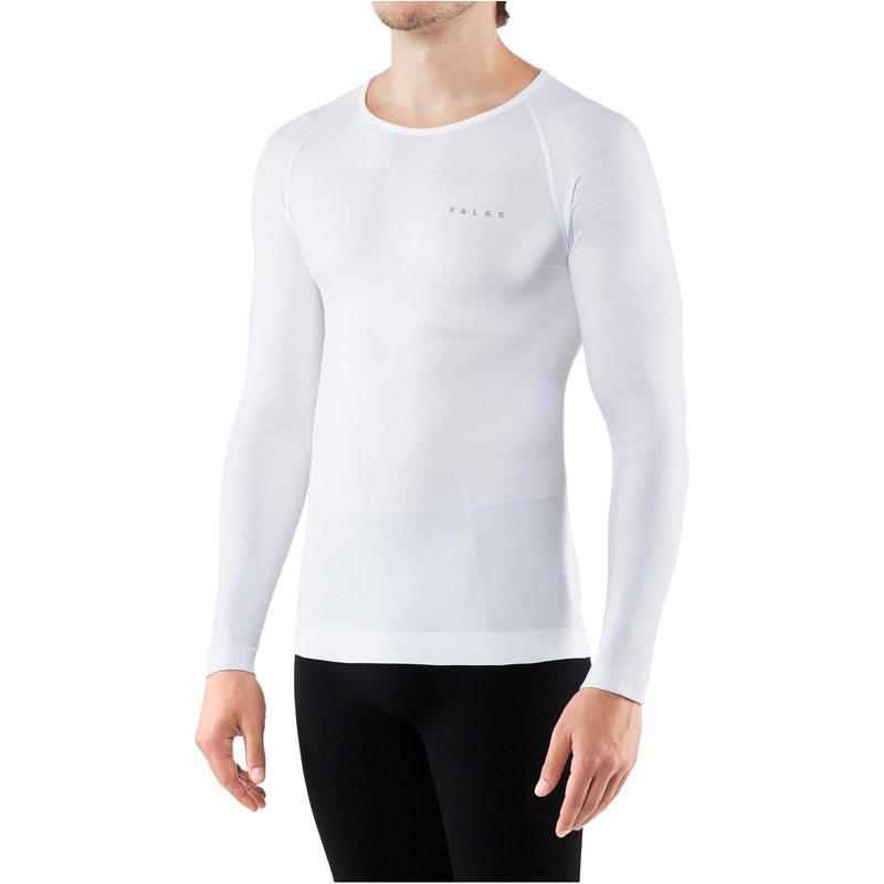 FALKE Warm langarm Funktionsshirt Herren white S