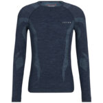 FALKE Wool Tech langarm Unterhemd Herren 6116 – space blue M