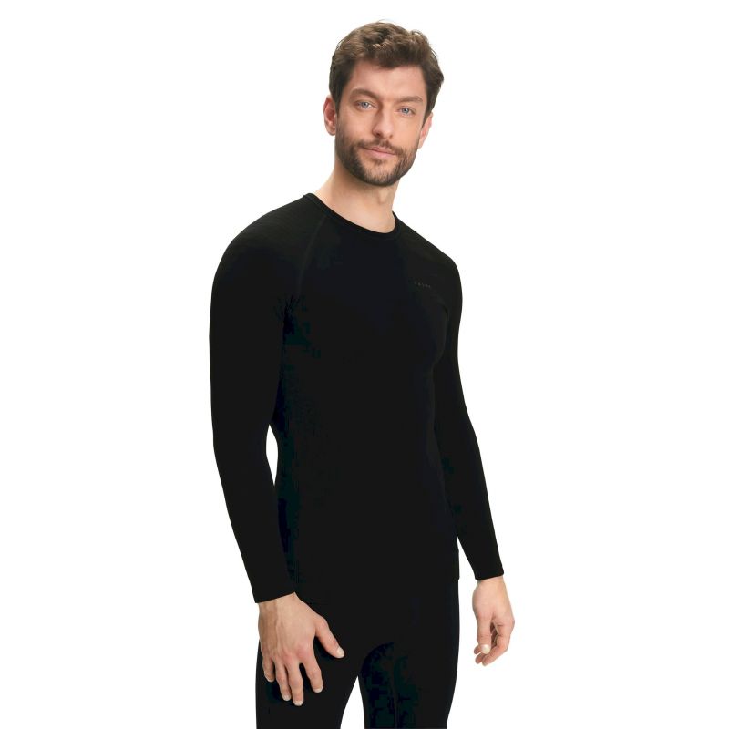Falke Maximum Warm Longsleeved Shirt – Funktionsunterwäsche – Herren Black M