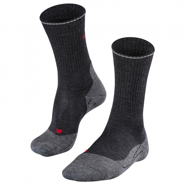 Falke – TK2 Wool Silk – Wandersocken Gr 42-43 schwarz