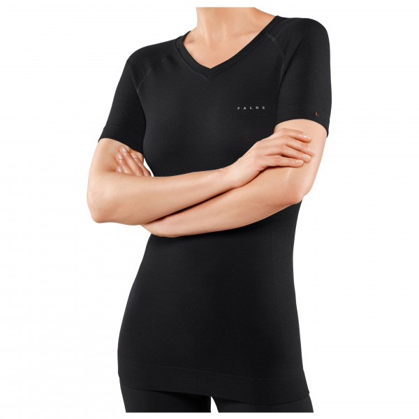 Falke – Women’s Wool-Tech-Light T-Shirt – Merinounterwäsche Gr L;XL;XS schwarz