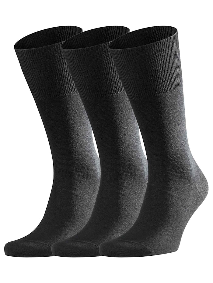 Socken, 3er-Pack FALKE Black