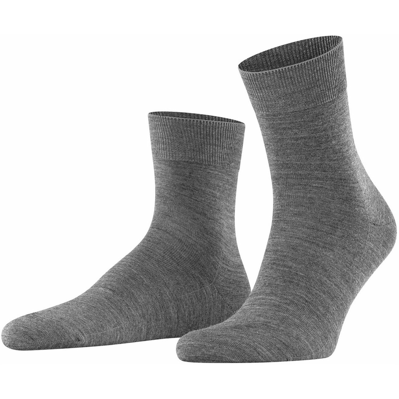 FALKE Airport Kurzsocken Herren dark grey 43-44