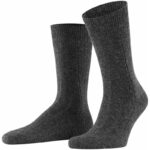 FALKE Lhasa Rib Socken Herren anthra.mel 43-46