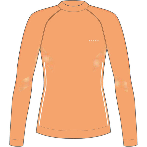 FALKE MW Maximum Warm langarm Trainingsshirt Damen orangette L Hersteller: Falke Bestellnummer:4031309408644