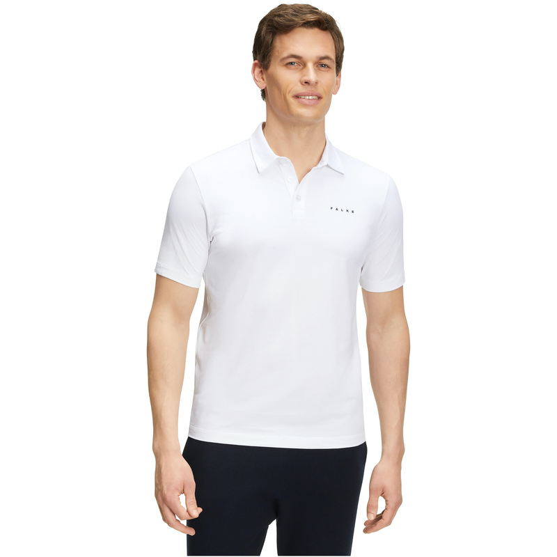 FALKE Poloshirt Herren white 3XL