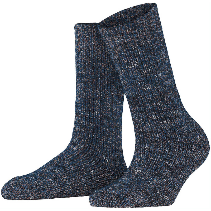 FALKE Rustic Chic Socken Damen dark navy 39-42