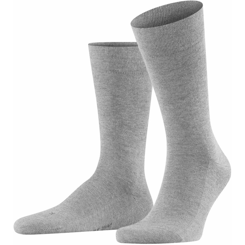 FALKE Sensitive London Socken Herren light greymel. 47-50