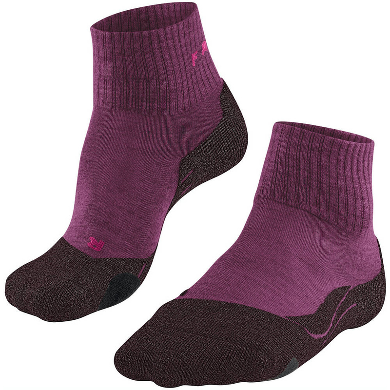 FALKE TK2 Wool Short Socken Damen burgundy 35-36