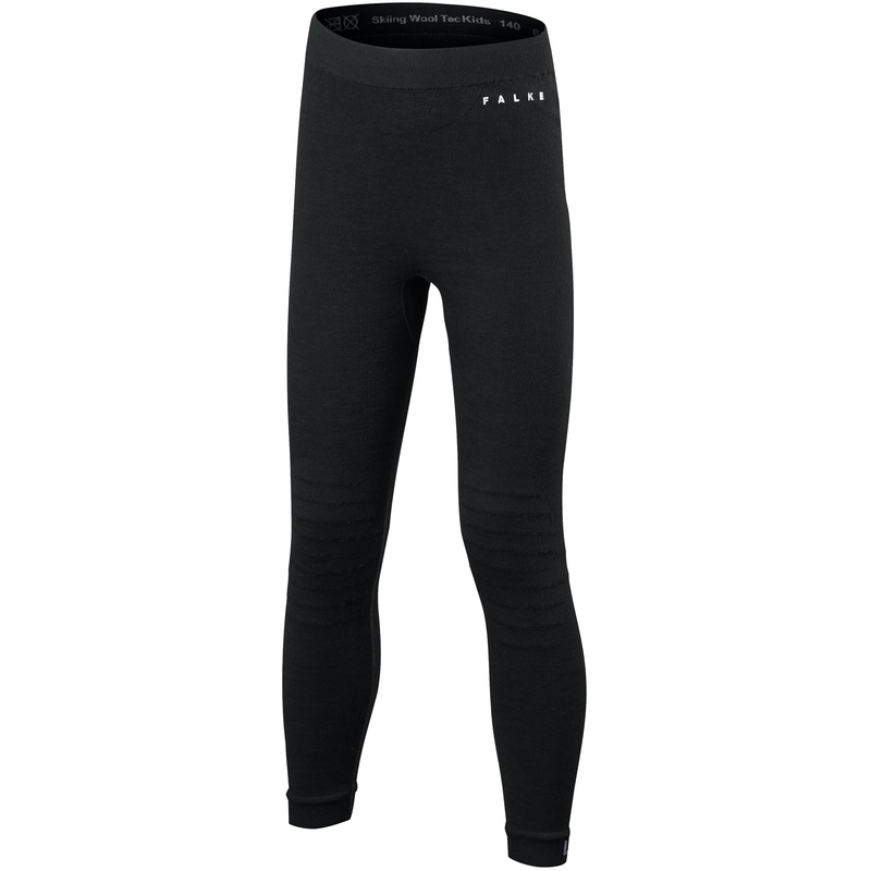 FALKE Wool-Tech Tight Funktionshose Kinder black 110-116