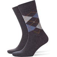 Burlington Doppelpack-Socken mit Argyle-Muster