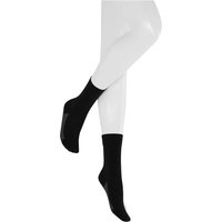 HUDSON Damen DRY COTTON  –  35/38 – Innovative Socken mit feuchtigkeitsregulierender Funktion – Black (Schwarz)