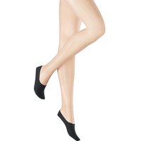 HUDSON Damen SNEAKER FOOTLET –  35/38 – Füsslinge mit sportlichem Fußausschnitt – Black (Schwarz)