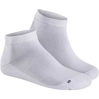 HUDSON Herren AIR PLUSH –  39/42 – Herren Sneaker Socken mit anatomisch geformter Plüschsohle – White (Weiß)