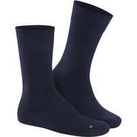 HUDSON Herren AIR PLUSH –  39/42 – Sportliche Herren Socken mit anatomisch geformter Plüschsohle – Marine (Blau)