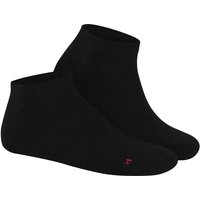 HUDSON Herren AIR PLUSH –  43/46 – Herren Sneaker Socken mit anatomisch geformter Plüschsohle – Black (Schwarz)