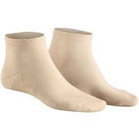 HUDSON Herren DRY COTTON –  39/42 – Feuchtigkeitsregulierende Herren Sneaker Socken – Sisal (Hell Beige)