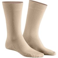 HUDSON Herren DRY COTTON –  39/42 – Feuchtigkeitsregulierende Herren Socken – Sisal (Hell Beige)