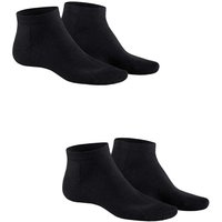 HUDSON Herren ONLY 2-PACK -  43/46 - Herren Sneaker Socken aus qualitativer Baumwolle im Doppelpack - Black (Schwarz) Hersteller: Hudson Bestellnummer:4037381818159