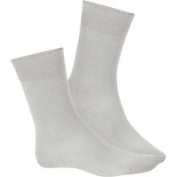 HUDSON Herren RELAX EXQUISIT -  41/42 - Herren Socken aus 97% feinster Baumwolle - Silber (Grau) Hersteller: Hudson Bestellnummer:4037381315115