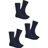 HUDSON Unisex SIMPLY³ 3-PACK –  35/38 – Unisex Socken im Dreierpack zum unschlagbaren Preis  – Marine (Blau)