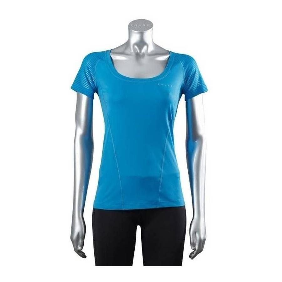 FALKE Activity T-Shirt Damen Laufshirt blau Gr. XS