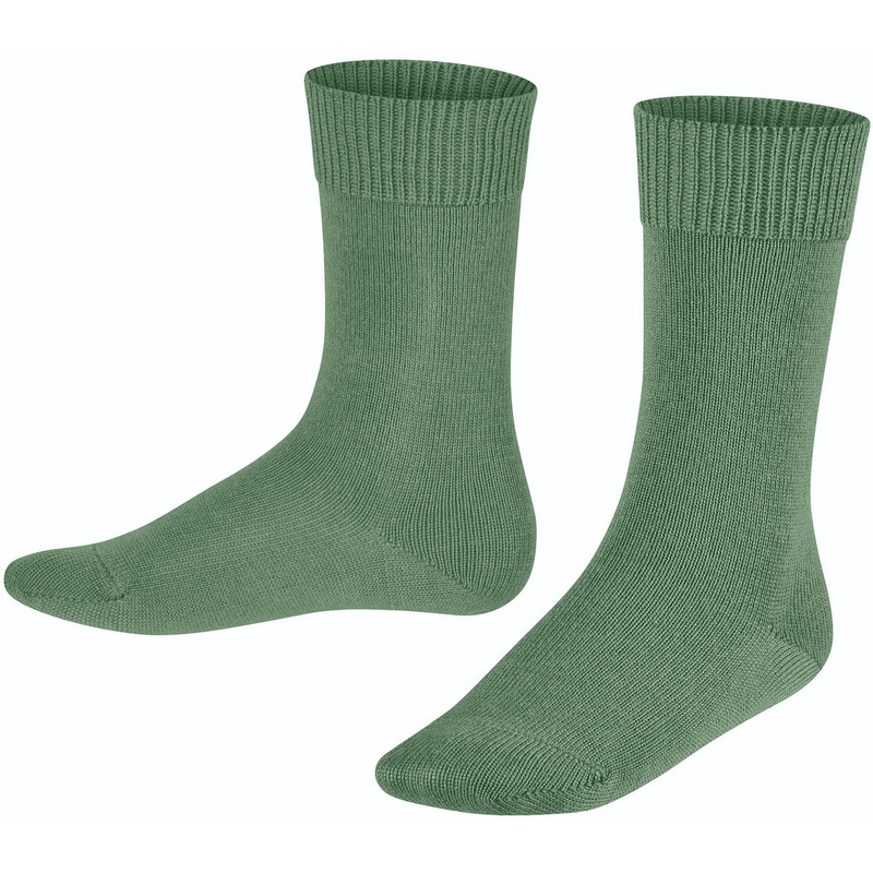 FALKE Comfort Wool Wollsocken Kinder mineral green 23-26