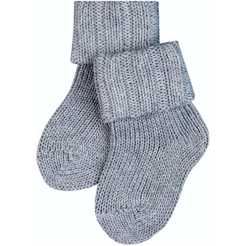 FALKE Flausch Baby-Socken light grey 80/92