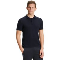 FALKE Poloshirt mit Leinenanteil