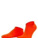 FALKE Sneakersocken Falke Cool Kick Herren Sneaker “ Flush Orange“ mit eingestricktem Logo R und L