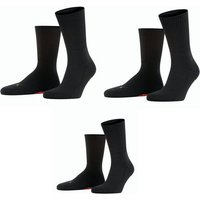 FALKE Wandersocken Lieblingsversand FALKE Walkie Light Unisex Socken, Farbe Schwarz (3 Paar)