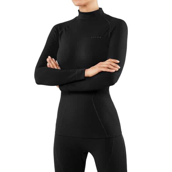 Falke Maximum-Warm LS Shirt Turtleneck Tight Fit W Damen (Schwarz XL ) Fitnessbekleidung