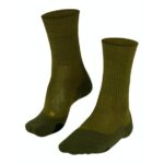 Falke TK 2 Explore Wool Herren Wandersocken (Grün 39-41 EU) Trekkingbekleidung