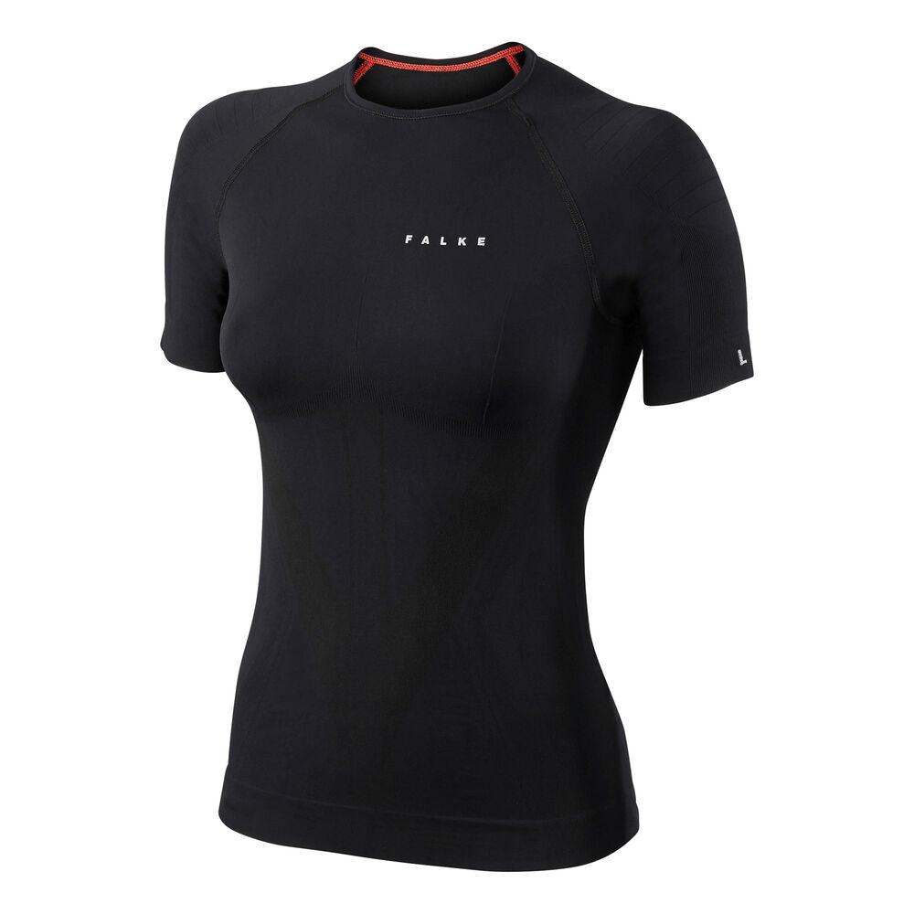 Falke Warm T-Shirt Damen – Schwarz, Silber, Größe XS