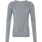 Falke Wool-Tech LS-Shirt Ragular Fit M Herren (Hellgrau XXL ) Fitnessbekleidung