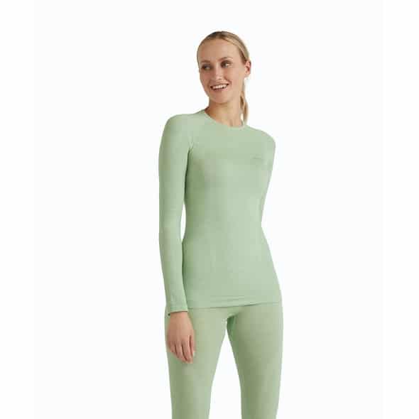 Falke Wool-Tech LS-Shirt Regular Fit W Damen (Grün XS ) Kletterbekleidung