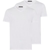 FALKE T-Shirt 2-Pack (1-tlg) aus feiner ägyptischer Baumwolle