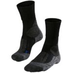 Falke TK1 Adventure Cool Damen Wandersocken (Schwarz 39-40 EU) Trekkingbekleidung