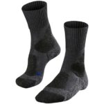 Falke TK1 Adventure Cool Herren Wandersocken (Anthrazit 39-41 EU) Trekkingsocken