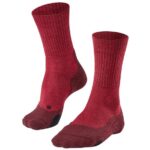 Falke TK2 Explore Wool Damen Wandersocken (Rot 41-42 EU) Wanderbekleidung