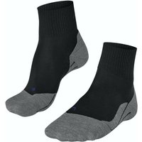 Falke TK5 Wander Short Cool Damen Wandersocken (Schwarz 41-42) Trekkingsocken