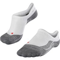 RU4 Invisible Sportsocken Damen – Weiß, Grau