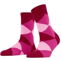 Burlington Kurzsocken Damen Socken – Bonnie, Rautenmuster, Bio-Baumwolle