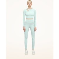 Wolford – Warm Up Leggings, Frau, aqua, Größe: 42