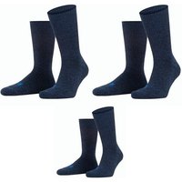 FALKE Wandersocken Lieblingsversand FALKE Walkie Ergo Unisex Socken Set 3 Paar, Farbe Blau (Bestehend aus 3 Paar FALKE Socken)