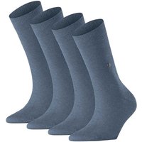 Burlington Kurzsocken Damen Socken 4er Pack – Everyday Kurzstrumpf