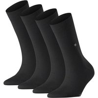 Burlington Kurzsocken Damen Socken 4er Pack – Everyday Kurzstrumpf