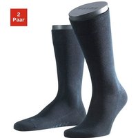 FALKE Socken Sensitive London (2-Paar) mit sensitve Bündchen ohne Gummi