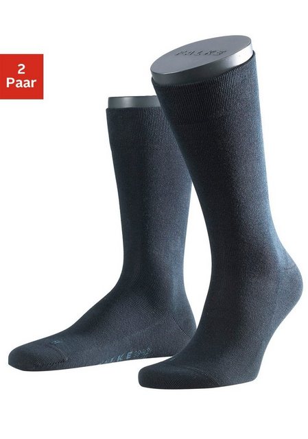 FALKE Socken Sensitive London (2-Paar) mit sensitve Bündchen ohne Gummi