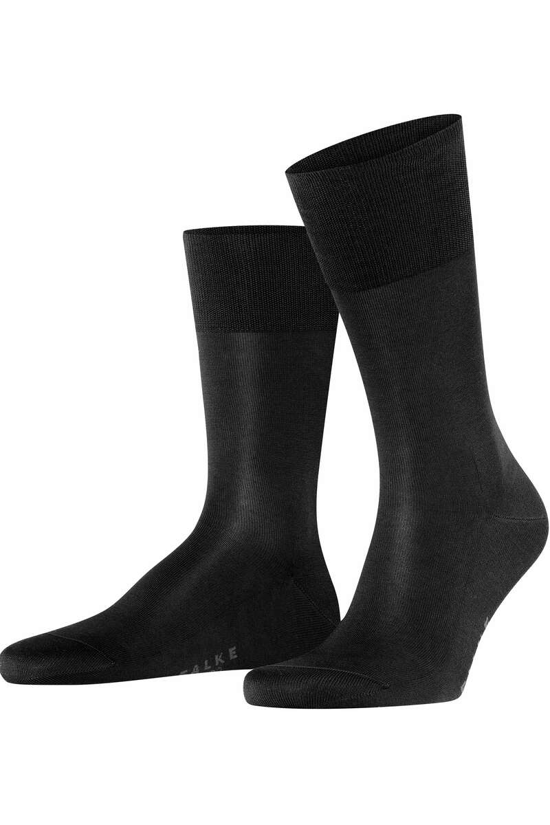 FALKE Tiago Socken schwarz, Einfarbig